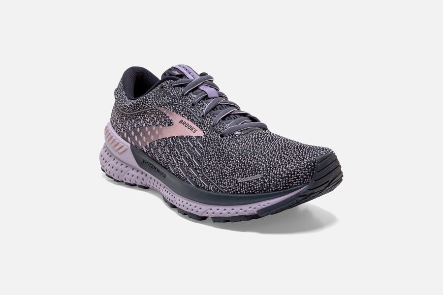 Adrenaline GTS 21 Road Brooks Running Shoes NZ Womens - Purple - BTWLUX-069